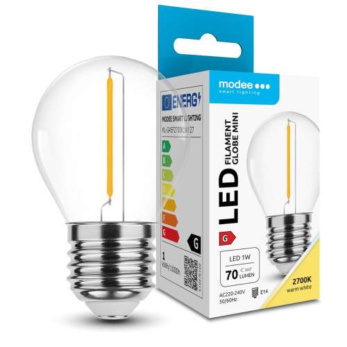 Lâmpada LED E27 1W Branco Frio 2700K 100lm – Modee