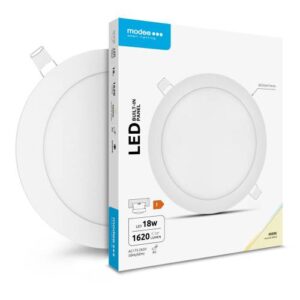 Panel LED Empotrable Redondo 22cm 18W 4000K 1620lm - Modee