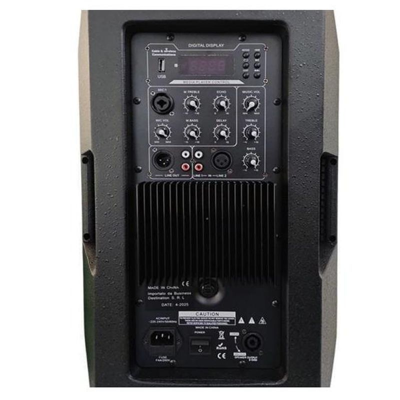 Coluna Amplificada de 2 vias 12" 320W RMS - Image 2