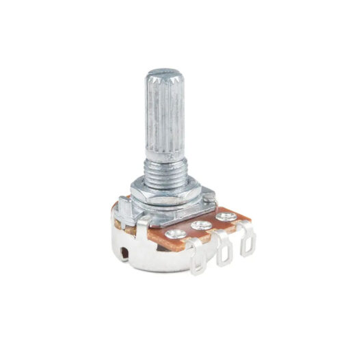 Potenciómetro 10K Ohm Logarítmico (Rosca Alta)
