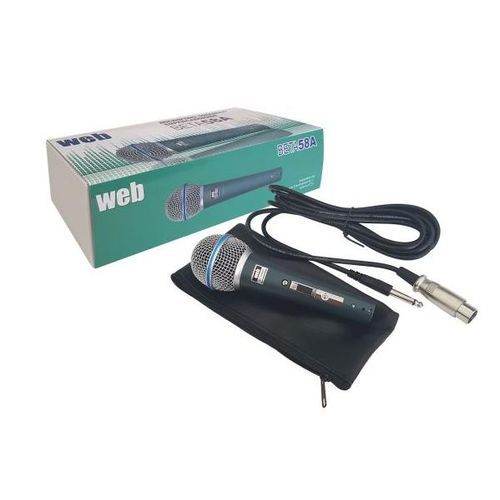 Microfone vocal dinâmico supercardióide - BETA M-58