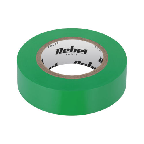 Fita adesiva de isolamento 0.13mm / 19mm / 9 metros - Verde