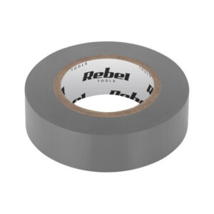 Cinta adhesiva aislante 0.13 mm / 19 mm / 9 metros - Gris