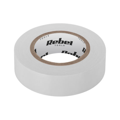 Fita adesiva de isolamento 0.13mm / 19mm / 9 metros - Branca