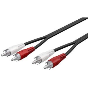 Cable Estéreo RCA 2x RCA Macho/Macho 2.5 metros
