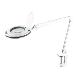 Lámpara de mesa con lupa de 5 dioptrías con bombilla de 10W