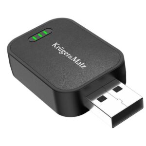 Adaptador inalámbrico CarPlay - Android Auto con indicador de batería + 2 cables