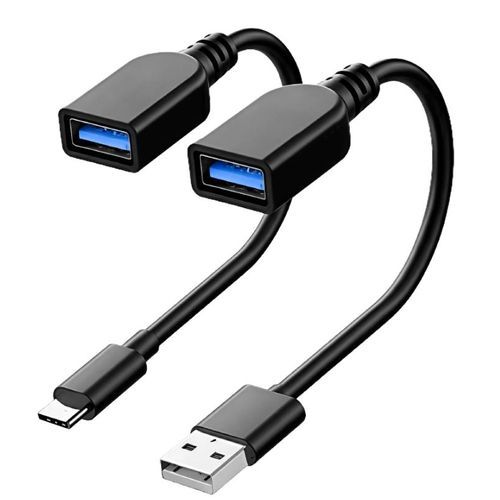 Adaptador CarPlay sem fio - Android Auto c/ indicador de bateria + 2 Cabos - Image 2