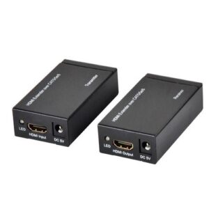 Extensor de señal HDMI mediante cable de red Cat6 hasta 60 metros.