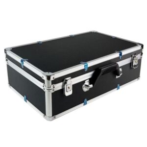 Estuche de aluminio para micrófonos, 51x28x14cm