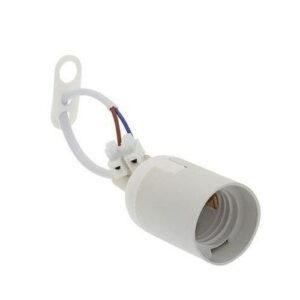 Portalámparas E27 con cables y conector