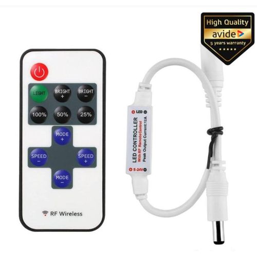Controlador Fita LED 2 pinos (72W) c/ Comando à Distância