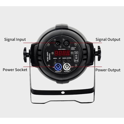 Led Par Cob DMX 4500K / 6000K com Strob - 200W com Palas - Image 3