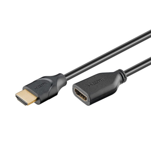 Extensão HDMI Macho / Fêmea 4K 60Hz 18Gbit/s 0.5 metros - GOOBAY