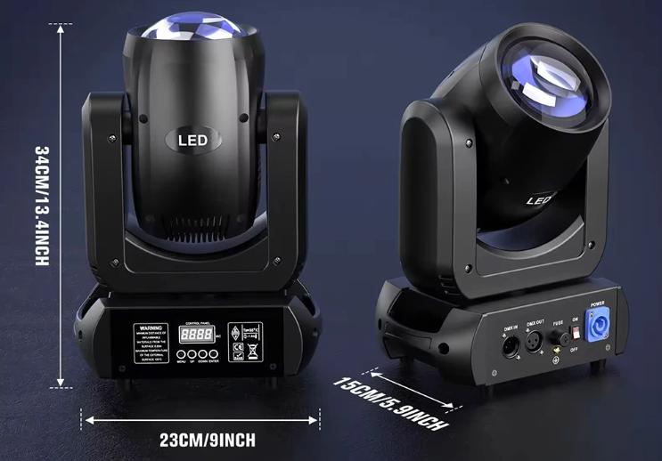 Beam Moving Head 150W RGBW DMX 12 canais - Image 4