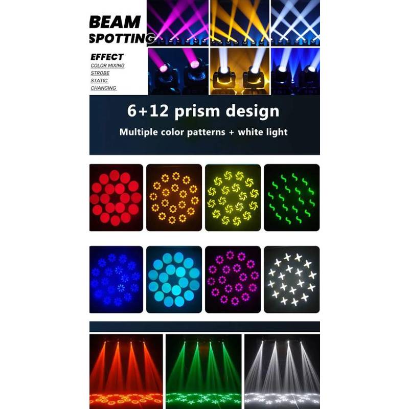 Beam Moving Head 150W RGBW DMX 12 canais - Image 2