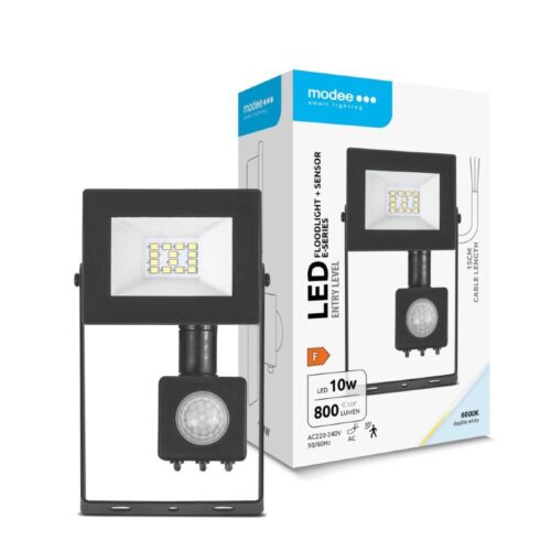 Projetor LED IP65 10W c/ Sensor 6000K 800lm - Modee