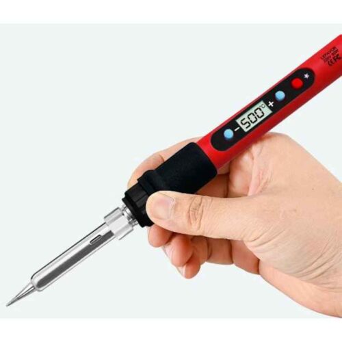 Ferro de soldar com Temperatura Ajustável com Display e interruptor 220V 60W
