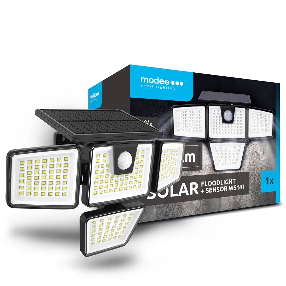 Projetor LED solar automático com sensor de movimento 1500lm - WS141 Modee - Image 2