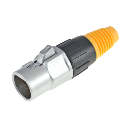 Ficha XLR Macho com travamento p/ RJ45 IP65