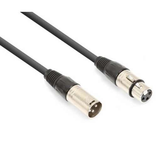 Cabo DMX XLR Macho - Fêmea (6 mts) - POWER DYNAMICS CONNEX