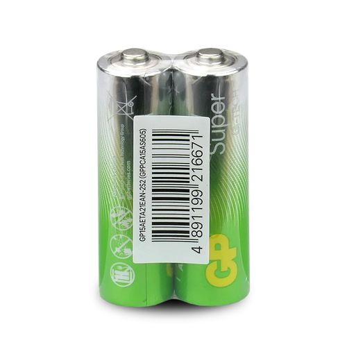 Pack 2 Pilhas Alcalinas LR06 AA - GP