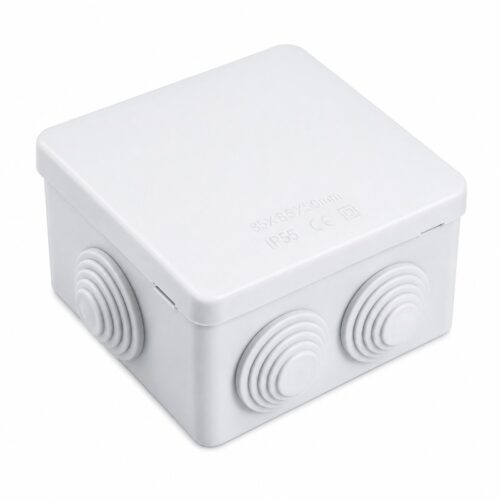 Caixa Estanque Quadrada 80x80x50mm