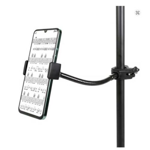 Suporte para telemovel no tripe de microfone