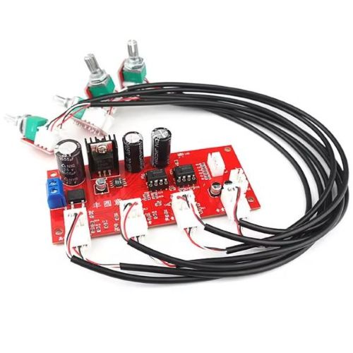 Módulo Pré-Amplificador Stereo Hi-Fi c/ Graves / Médios / Agudos com potenciometros destacaveis