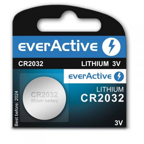 Bateria de lítio CR2032 - EVERACTIVE