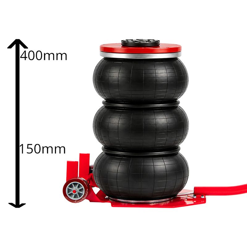 Macaco pneumático 3.5T com 3 almofadas em borracha - Image 2